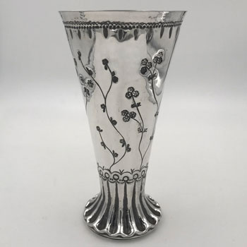 Sterling Silver Flower Vase