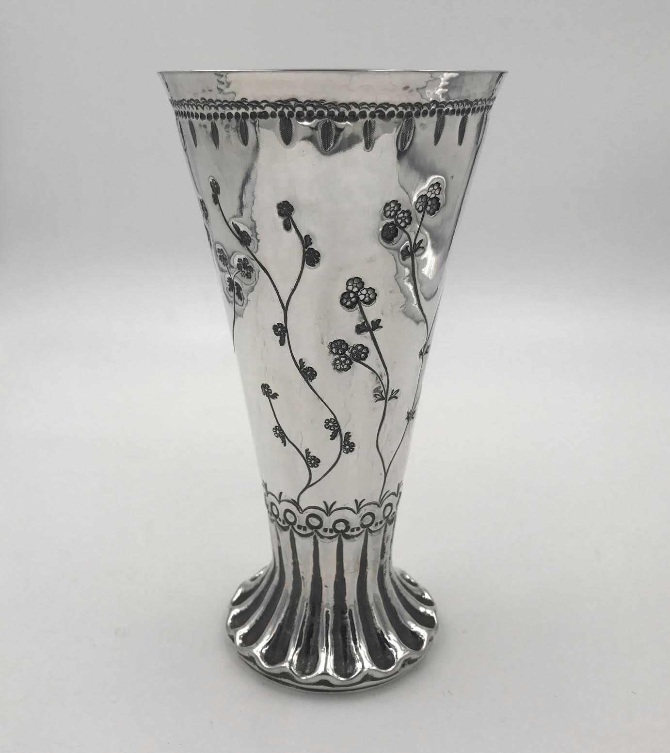 Sterling Silver Flower Vase